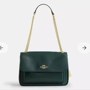 Coach Elodie Crossbody Bag - Dark Green